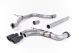 Milltek Sport Seat Leon FR 2.0 TDI SC & 5-door (13-17) Cat-Back Exhaust- Non-Resonated- Cerakote Black Tips