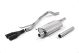 Milltek Sport VW Transporter/Caravelle T5 SWB (03-15) & T6 SWB (15-17) Cat-Back Exhaust- Resonated- Oval Black Tips