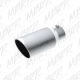 MBRP Universal 8" Rolled End 5" Inlet 18" Length T304 Stainless Steel Tip