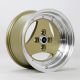 Rota Triad 15x8 4x100 ET0 Wheel- Red Lip Gold