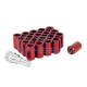 Titan Wheel Accessories 20x M12 x 1.25 Internal Drive Wheel Nuts - Red