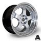 AutoStar GT5 19x10.5 ET22 5x120 Wheel- Hyper Silver with Polished Lip