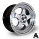AutoStar GT5 19x9.5 ET30 5x120 Wheel- Hyper Silver with Polished Lip