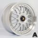 AutoStar Monza 19x8.5 ET45 5x112/5x120 Wheel- SIlver with Polished Lip