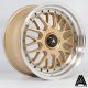 AutoStar Monza 19x9.5 ET40 5x112/5x120 Wheel- Gold with Polished Lip