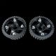 Brian Crower Honda B Series - Black Adjustable Cam Gears - Set of 2