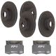 Nissan 370z Akebono Black Diamond / EBC RP-1 Front and Rear Track Performance Brake Package