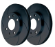 Black Diamond Nissan 370Z (09+) Front Grooved Vented Brake Discs (Pair) (355mm)