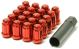 Muteki Closed End Lug Nuts - Red 12x1.50