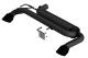 Borla Ford Bronco 2.3L 4WD (21-26) ATAK Axle Back Black Coated Exhaust System