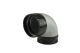 Turbosmart LockSleeve Turbo Adapter Compressor Outlet 2.50" to 90 Elbow Vibrant 2.50"