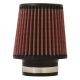 Injen High Performance Air Filter - 3.00 Black Filter 6 Base / 5 Tall / 4 Top - 45 Pleat