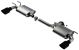 Borla Mazda 3 Hatchback 2.5L (19-25) S-Type Axle-back Exhaust System - Black Chrome Tips