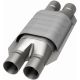 MagnaFlow Universal Standard Grade Federal / EPA Compliant Universal Catalytic Converter - Dual 2" Inlet / Dual 2" Outlet