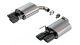 Borla Ford Mustang GT 5.0L V8 (24-26) (w/ Active Exhaust) S-Type Axle-Back Exhaust System - Black Chrome Tips