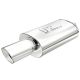 MagnaFlow Universal Street Series 5in. x 8in. x 14in. Oval Straight-Through Performance Exhaust Muffler - 2.25" Inlet / 4" Tip