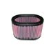 K&N Engineering Performance High Flow Universal Engine Air Filter  -1/2" X 4-1/4", 4"H