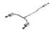 Borla Toyota Camry TRD 3.5L V6 (20-24) S-Type Cat-back Exhaust System - Black Chrome Tips