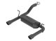 Borla Jeep Wrangler JL/JLU 3.6L (18-26) Touring Axle Back Black Coated Exhaust System