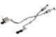 Borla Jeep Grand Cherokee 3.6L V6 (14-21) S-Type Cat-back Exhaust System - Black Chrome Tips