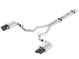 Borla  Ford Mustang GT 5.0L V8 (18-23) (w/o Active Valves) ATAK Cat-Back Exhaust System - Black Chrome Tips - Coupe only
