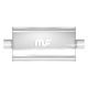 MagnaFlow Universal Single 3" Inlet / Outlet - 5in. x 11in. x 22in. Oval Straight-Through Performance Exhaust Muffler