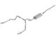 Borla Chevrolet Silverado 1500 & GMC Sierra 1500 5.3L V8 (19-26) Crew Cab with Short Bed / Extended Cab with Standard Bed Touring Cat-Back Exhaust System - Dual No Tips
