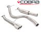 Cobra Sport Ford Fiesta ST 180 (Mk7) (13+) 3" Cat-Back Venom Exhaust- Twin Tailpipe