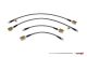 AMS Performance Nissan GT-R R35 (09+) Alpha Short Route Style Stainless Steel Brake Lines