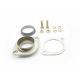 TurboXS Subaru 3in Downpipe to OEM Catback Adapter w/Exhaust Gasket & Donut Gasket