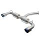 Injen Hyundai Veloster N (19-22) L4 2.0L Turbo Performance SS Axle Back Exhaust System - Burnt Ti Tips