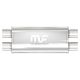 MagnaFlow Universal Dual 3" Inlet / Outlet - 5in. x 8in. x 18in. Oval Straight-Through Performance Exhaust Muffler