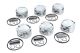 Tomei Nissan GT-R R35 (07-25) VR38DETT Forged Piston Set - 95.50mm / CH31.20 (4.1) 