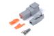 Haltech Plug and Pins Only - Matching Set Deutsch DTM-2 Connectors (7.5 Amp)