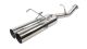 iSR Performance Nissan 240SX (S13) (89-94) 4" EP Dual Tip Exhaust- Straight Pipes