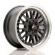 JR Wheels JR10 15x7 ET30 4x100/108- Matt Black w/Machined Lip