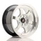 JR Wheels JR12 15x7.5 ET26 4x100/114.3- Hyper Silver w/Machined Lip