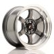 JR Wheels JR12 15x8.5 ET13 4x100/114.3- Gunmetal w/Machined Lip