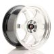 JR Wheels JR12 16x8 ET15 4x100/114.3- Hyper Silver w/Machined Lip