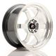 JR Wheels JR12 16x8 ET33 4x100/108- Hyper Silver w/Machined Lip