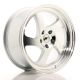 JR Wheels JR15 18x8.5 ET40 5x112- Silver Machined Face