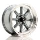 JR Wheels JR19 15x8 ET0 4x100- Gunmetal w/Machined Lip