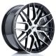 JR Wheels JR28 17x8 ET40 5x112- Gloss Black Machined Face