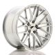 JR Wheels JR28 18x9.5 ET35 5x120- Silver Machined Face