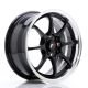 JR Wheels JR5 15x7 ET35 4x100- Gloss Black w/Machined Lip