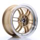 JR Wheels JR7 15x7 ET38 4x100/114.3- Gold w/Machined Lip