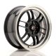 JR Wheels JR7 16x7 ET38 4x100/114.3- Gloss Black w/Machined Lip