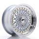 JR Wheels JR9 15x7 ET20 4x100/108- Silver w/Machined Lip