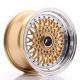 JR Wheels JR9 15x8 ET20 Custom PCD- Gold w/Machined Lip