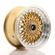 JR Wheels JR9 16x8 ET25 4x100/108- Gold w/Machined Lip